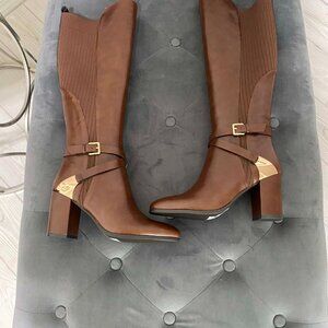 NEW Bell & Bloom  Breton Knee High Boot Brown Siza 8  RETAILS $299